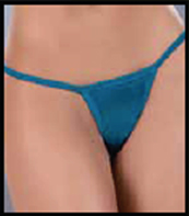 Blue Thong by Espiral Lingerie