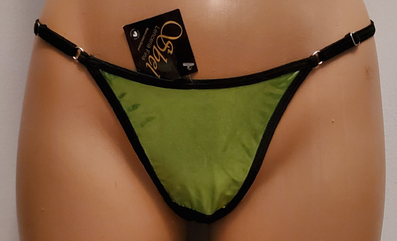 Lime colored g-string